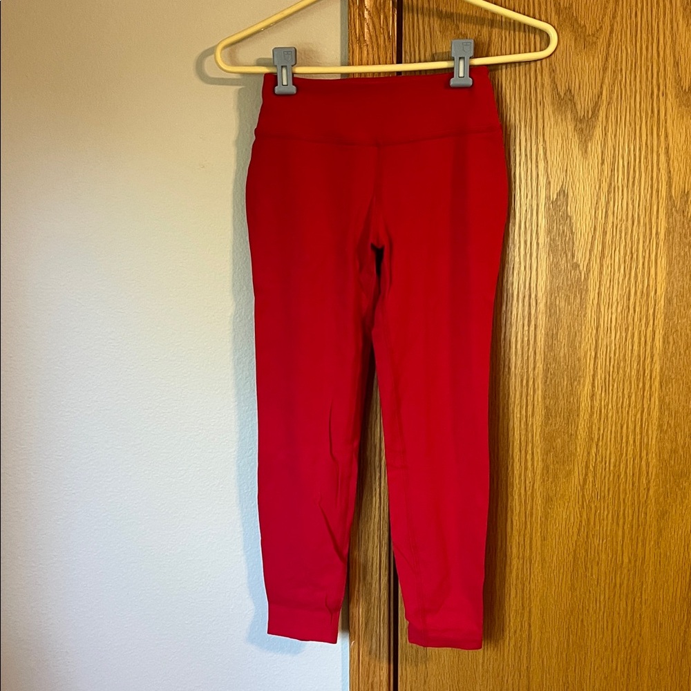 Beyond Yoga Red Leggings